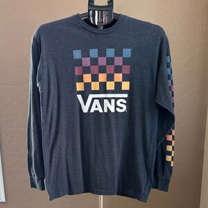 VANS 💛🩶💙 Men’s Long Sleeve T-Shirt